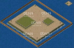 传奇地图素材 等待区和擂台二合一 高清独立地砖无缝封边