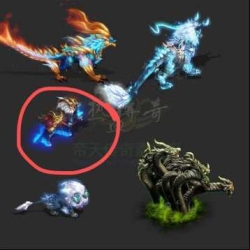 山海经异兽BOSS  5只